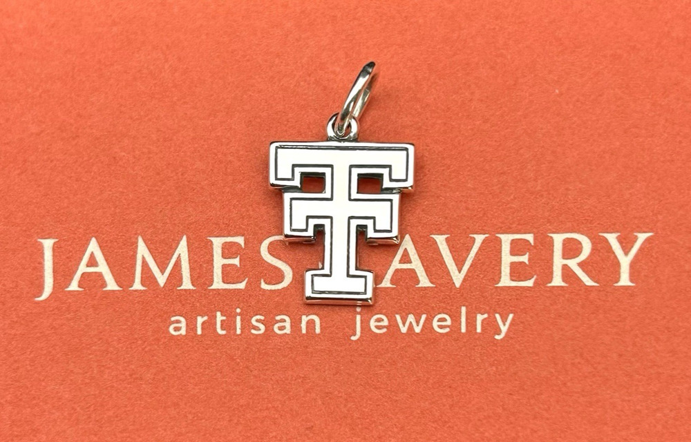 James Avery Retired 925 Sterling Silver “Texas Tech” Charm